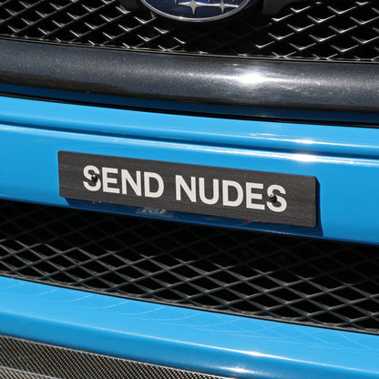Billetworkz "Send Nudes" License Plate Delete