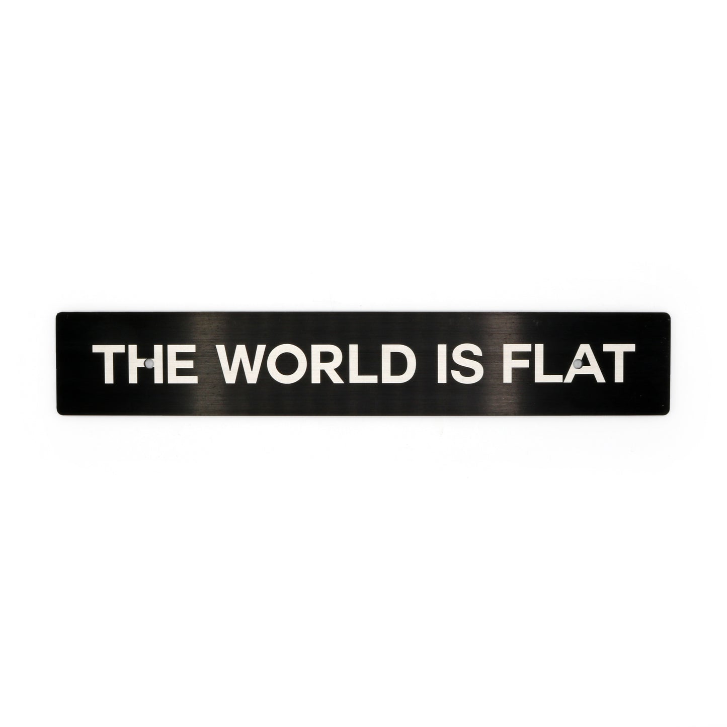 Billetworkz "The World is Flat" License Billetworkz Plate Delete