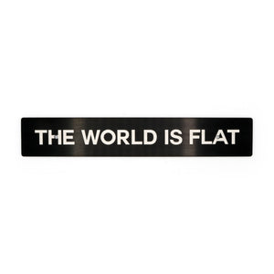 "The World is Flat" Plate Delete