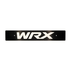 "WRX" Plate Delete